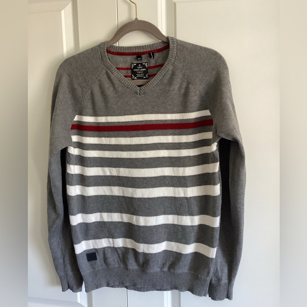 Mens Point Zero V-Neck Sweater